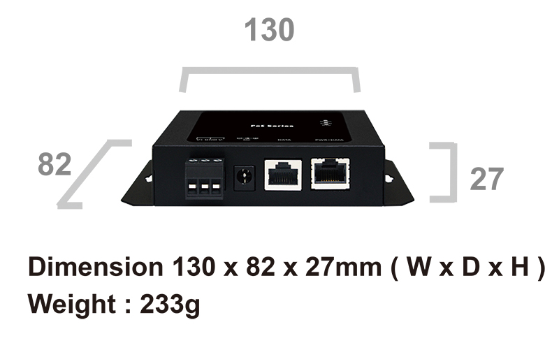 POE-DX60T_dimension